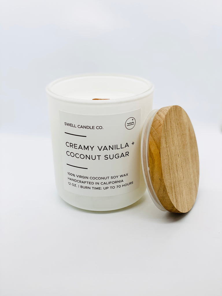 Summer 23', Waffle cone, brown sugar, vanilla coconut soy wax candle