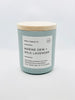 Marine Dew + Wild Lavender Coconut Soy Candle with Wooden Wick