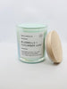 Bluebells + Cucumber Leaf Coconut Soy Candle with Wooden Wick