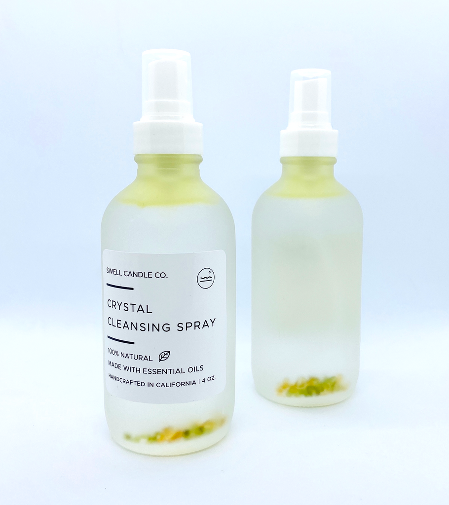 100% natural cleansing spray with essential oils